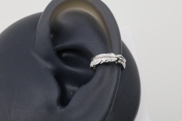 画像5: フェザーイヤーカフ  [2way]  (5)