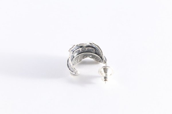 画像4: 千年フェザー(MM1)ピアス  [左耳用]  (4)