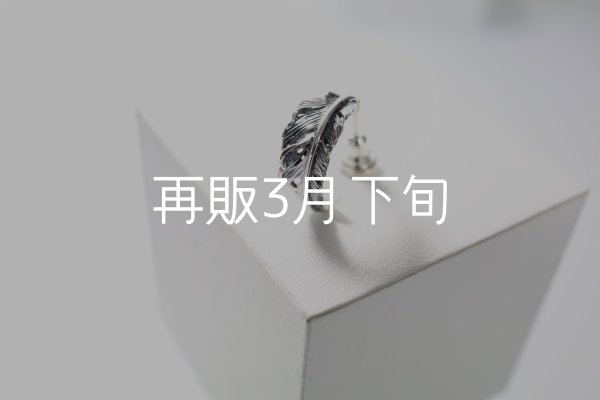 画像2: 千年フェザー(S1)ピアス  [右耳用]  (2)