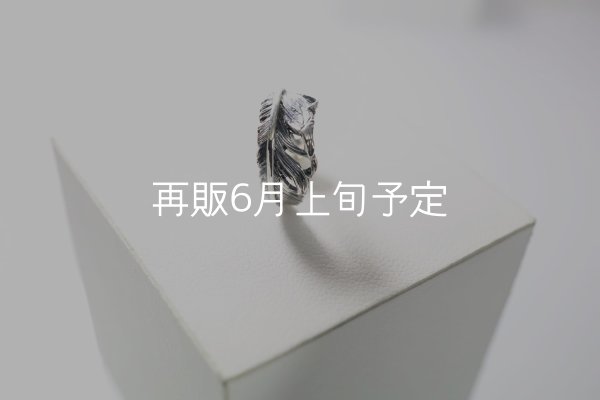 画像1: 千年フェザー(S2)ピアス  [左耳用]  (1)