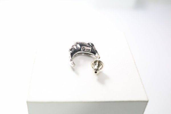 画像4: 千年フェザー(S2)ピアス  [左耳用]  (4)