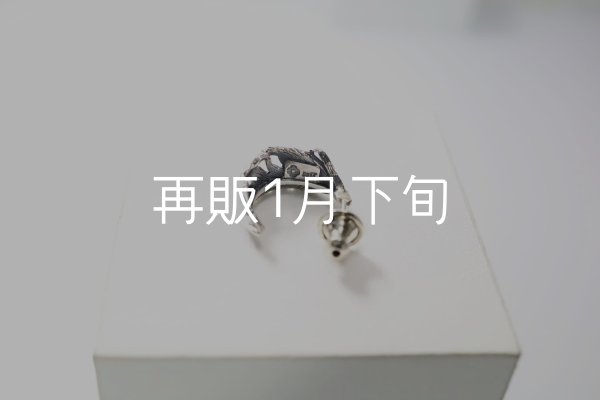 画像4: 千年フェザー(S2)ピアス  [左耳用]  (4)