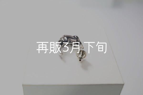 画像4: 千年フェザー(S2)ピアス  [左耳用]  (4)