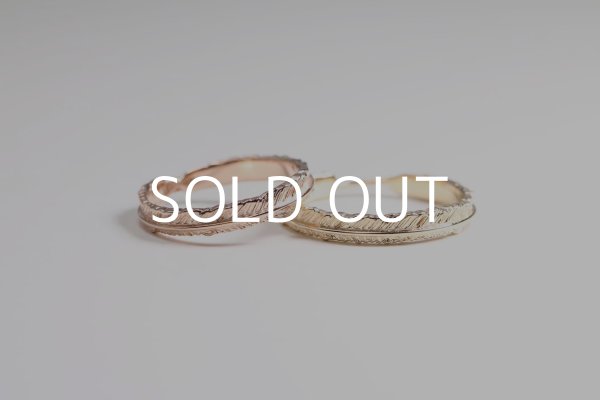 画像1: フェザーリング(3mm) [ペア] ｜K10PG / K10YG｜  (1)