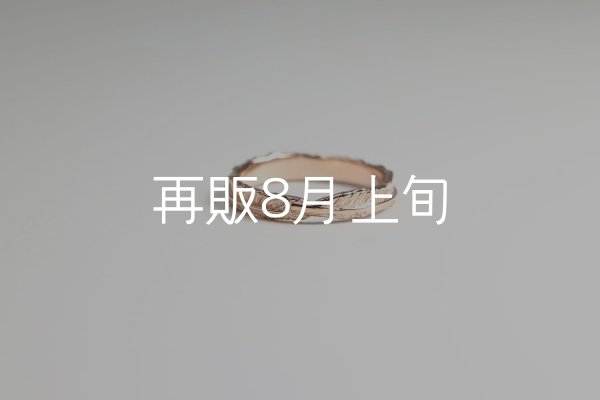 画像3: フェザーリング(3mm) [ペア] ｜K10PG / K18YG｜  (3)