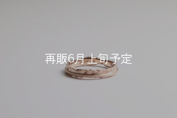 画像4: フェザーリング(3mm) [ペア] ｜K10PG / K18YG｜  (4)