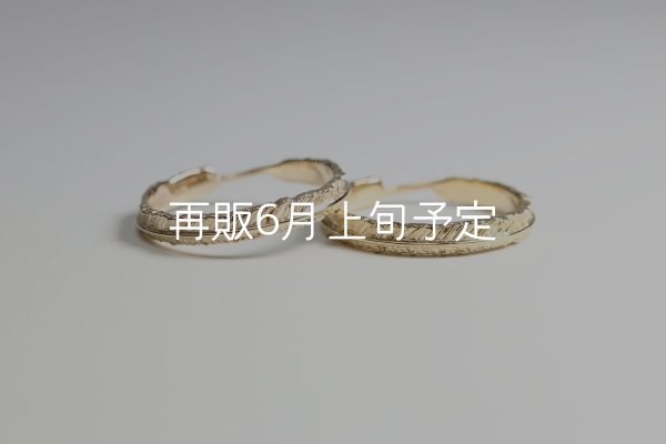 画像1: フェザーリング(3mm) [ペア] ｜K10YG / K18YG｜  (1)