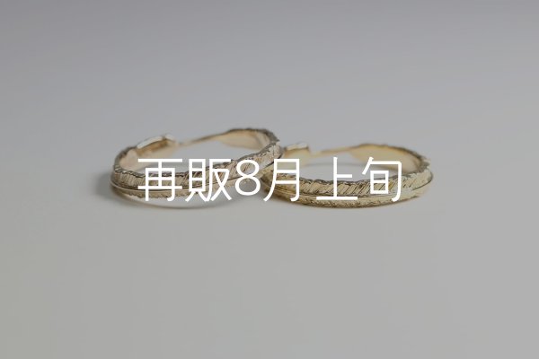 画像1: フェザーリング(3mm) [ペア] ｜K10YG / K18YG｜  (1)