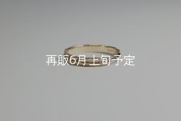画像2: フェザーリング(3mm) ｜K10YG｜  (2)