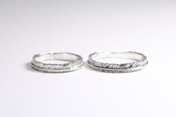 画像2: フェザーリング(3mm) [ペア]  (2)