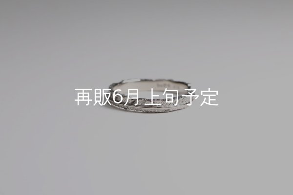 画像2: フェザーリング(3mm) ｜K18WG｜  (2)