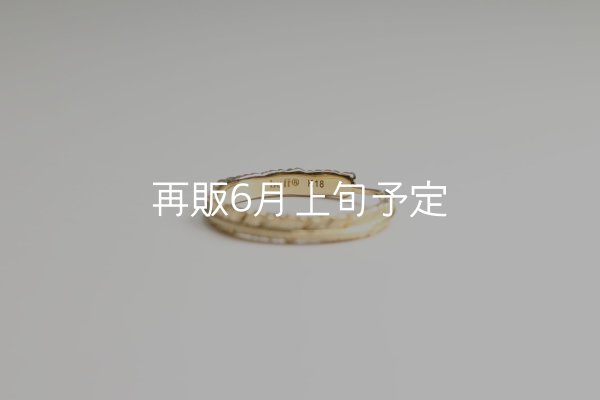 画像7: フェザーリング(3mm) [ペア] ｜K10PG / K18YG｜  (7)