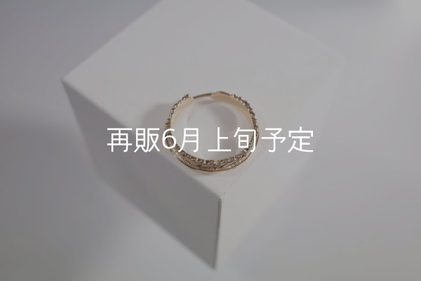 画像1: フェザーリング(4mm) ｜K10YG｜  (1)