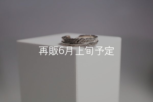 画像2: フェザーリング(4mm) ｜K18WG｜  (2)