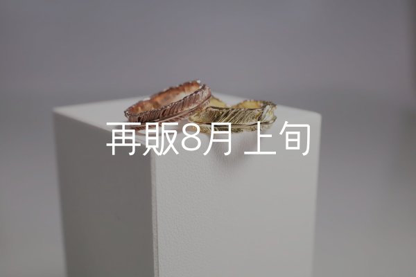 画像1: フェザーリング [ペア]  ■K10PG 4mm  ■K18YG 6mm  (1)