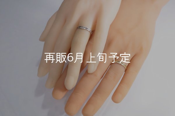 画像2: フェザーリング [ペア]  ■Pt900 3mm  ■K18YG 4mm  (2)