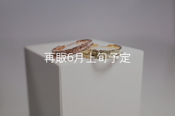 画像1: フェザーリング [ペア]  ■K10PG 3mm  ■K18YG 4mm  (1)