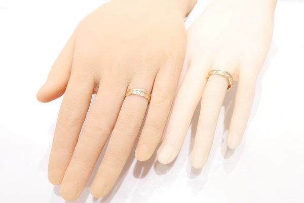 画像2: フェザーリング [ペア] ｜K10YG / K18YG｜  (2)