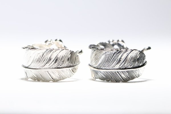 画像4: 千年フェザー(L1)  石付きリング  (4)