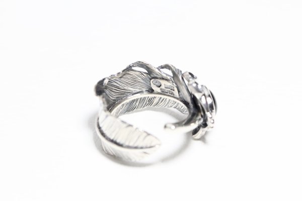 画像7: 千年フェザー(L1)  石付きリング  (7)