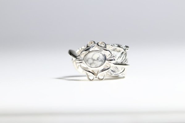 画像8: 千年フェザー(L1)  石付きリング  (8)