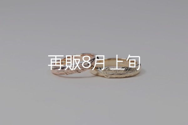 画像2: ラウンドフェザーリング [ペア] ｜K10PG/K10YG｜  (2)
