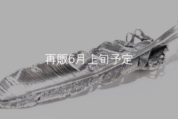 画像6: 千年フェザー(LL1オニキス)  アローフックペンダント 『チェーン50cm』  (6)