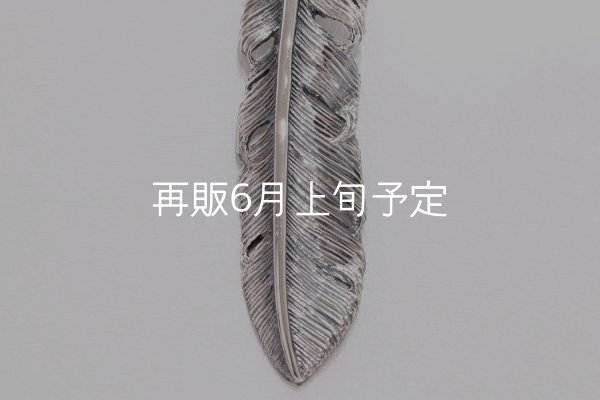 画像3: 千年フェザー(LL1オニキス)  アローフックペンダント 『チェーン50cm』  (3)