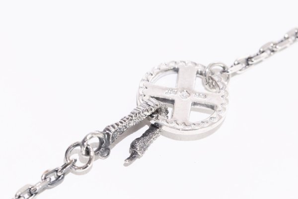 画像10: Wフェザーネックレス (L1/LL2オニキス)  クローフック/アローメディスン 『チェーン50cm』  (10)