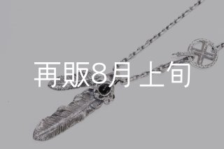 石付きフェザー [ ネックレス・ペンダント ] buff(バフ)