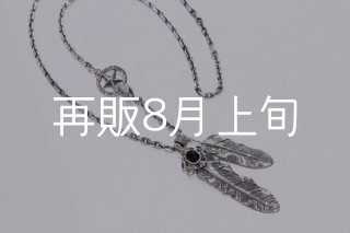 石付きフェザー [ ネックレス・ペンダント ] buff(バフ)