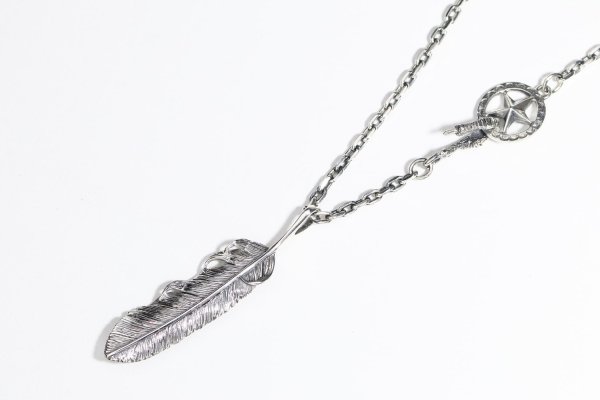 画像2: 千年フェザー(L2)  クローフック/スターメディスン 『チェーン50cm』  (2)