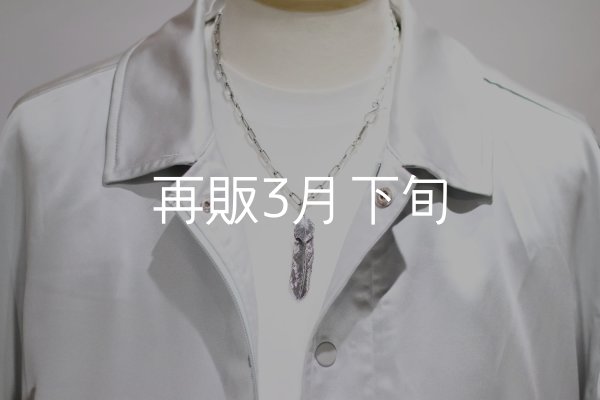 画像5: 千年フェザー(LL2ハートフェザー) ロゴフックペンダント 『チェーン50cm』  (5)