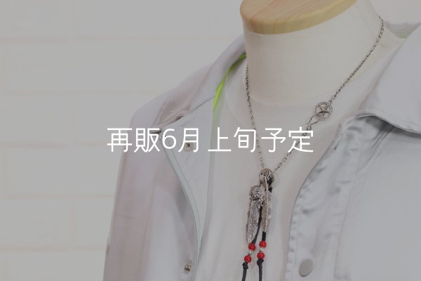 画像6: Wフェザーネックレス (L1SUNコンチョ/M2) 『スターフックチェーン50cm』  (6)