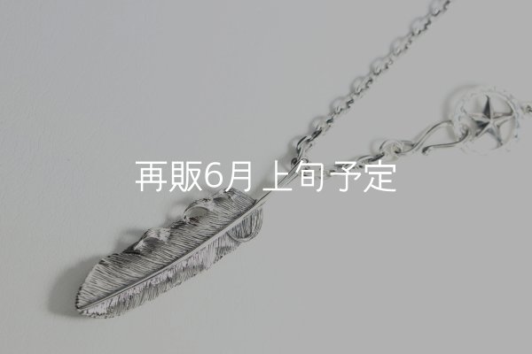 画像1: 千年フェザー(L2) スターフックペンダント 『チェーン50cm』  (1)