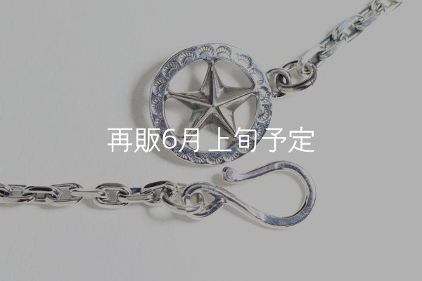 画像6: Wフェザーネックレス (L1SUNコンチョ/L2) 『スターフックチェーン50cm』  (6)