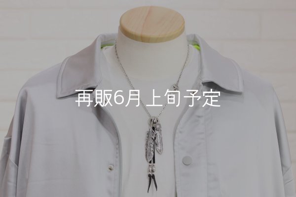 画像5: Wフェザーネックレス (LL1/L2SUNコンチョ) 『スターフックチェーン50cm』  (5)