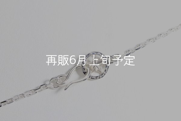 画像5: Wフェザーネックレス (MM1/M2オニキス) 『スターフックチェーン50cm』  (5)