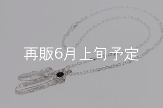 『ミキサー車』buffフェザーネックレス Wフェザーネックレス(M1/L2オニキス) クローフック/スターメディスン