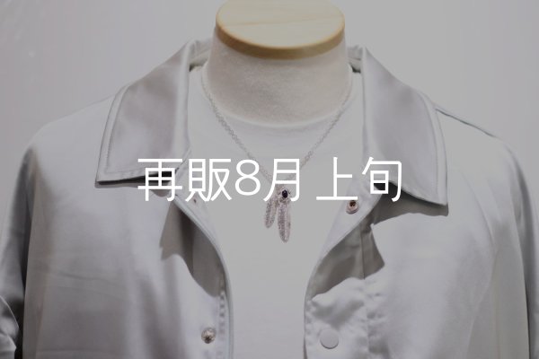 画像7: Wフェザーネックレス (MM2/M2オニキス) 『チェーン45cm』  (7)